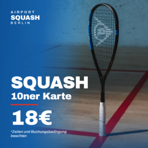 Squash 10ner Karte: 18€