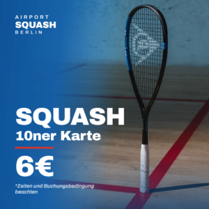 Squash 10ner Karte: 6€